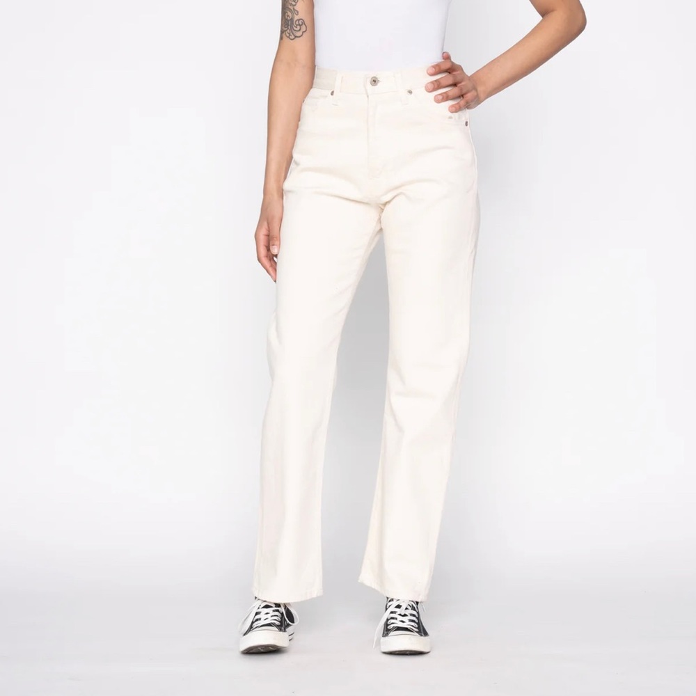 Naked & Famous natural seed denim ecru
